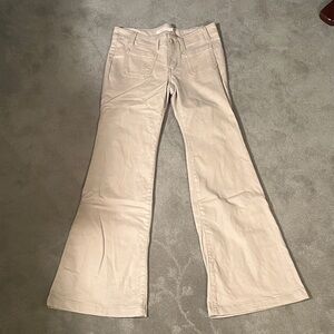 Levi’s Beige Superlow Flare Pants